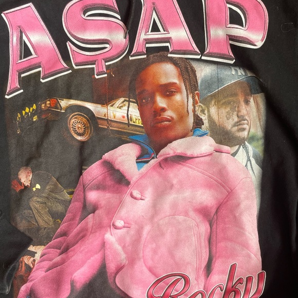 unknown Shirts Rare Asap Rocky Yams Bootleg Rap Hoodie Poshmark